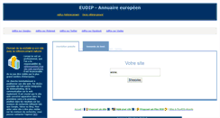 Desktop Screenshot of eudip.com